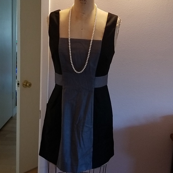 NWT Forever 21 Colorblock work office Mini Go Go Dress - Picture 1 of 8